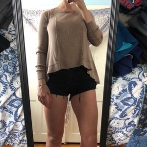 Free people light sweater